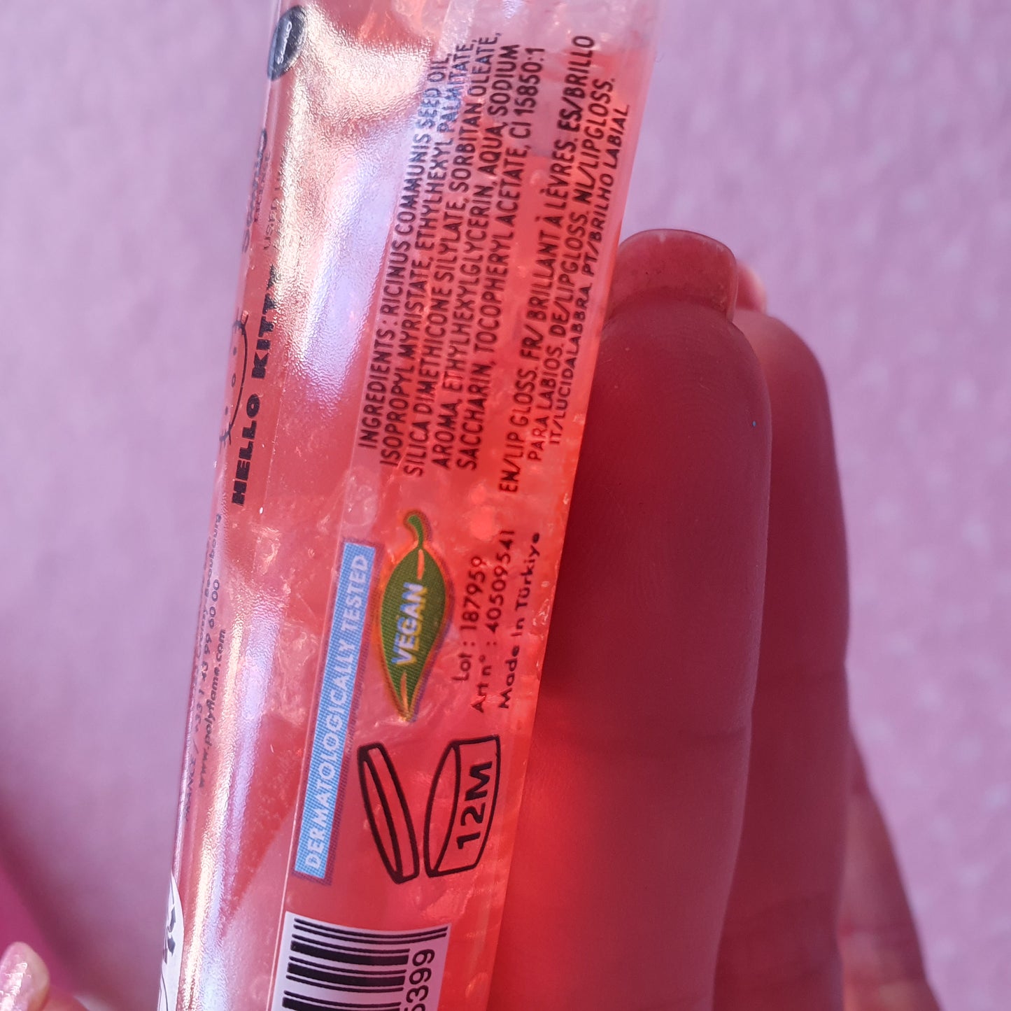 Hello kitty lip gloss alla fragola