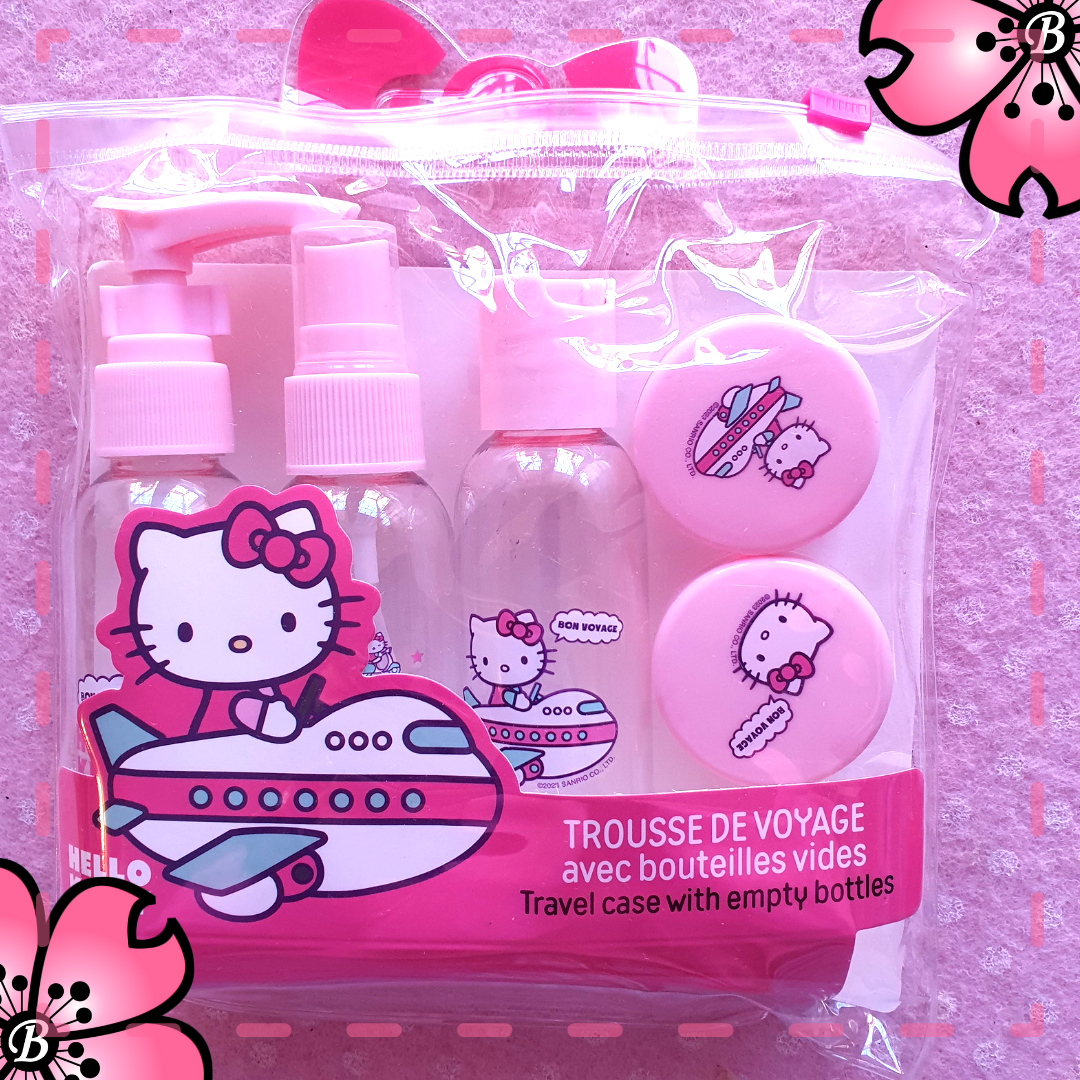 Hello Kitty travel set per skin care