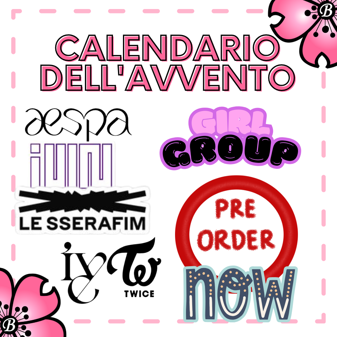 Calendario dell'Avvento Kpop - GIRL GROUP con 24 sorprese *PREORDER NOW*