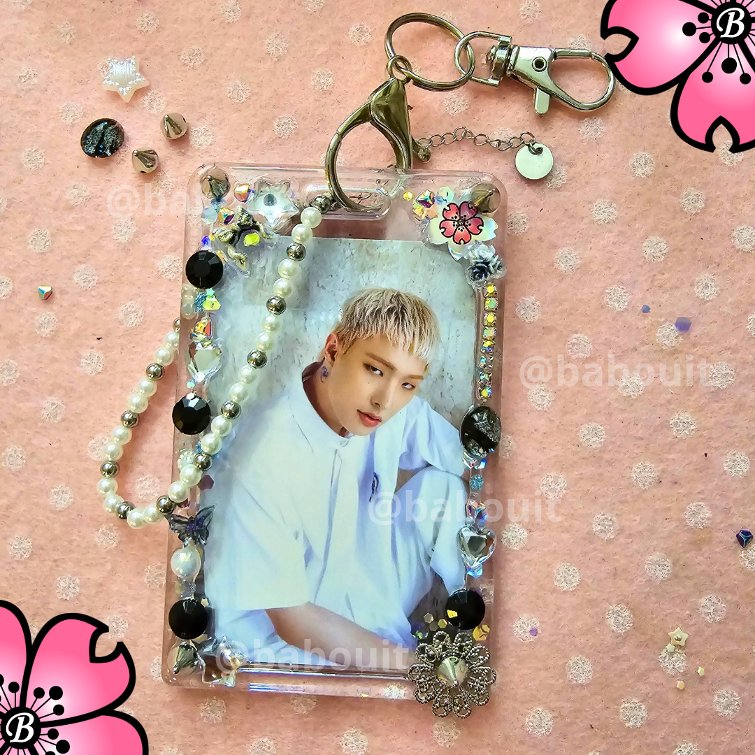 Binder card Holder decorato Ateez con photocard a scelta