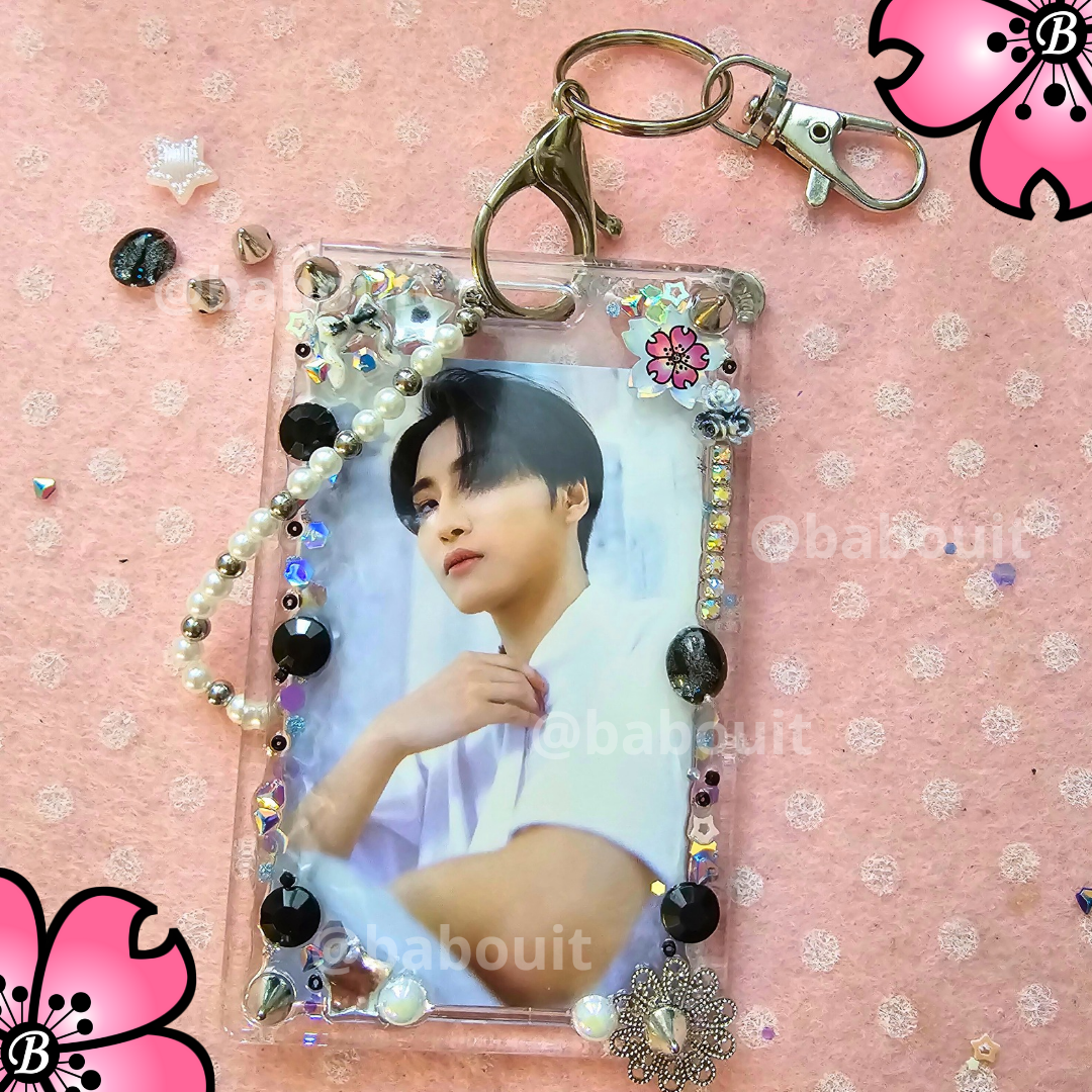 Binder card Holder decorato Ateez con photocard a scelta
