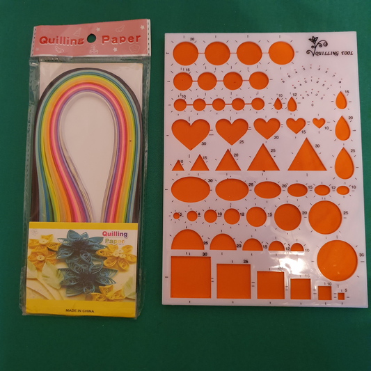 CREATIVE QUILLING KIT mini: tablet + rainbow stripes