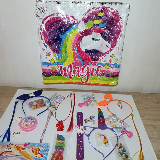 MYSTERY BOX "UNICORN PILLOW" 24 SURPRISES in the PILLOW