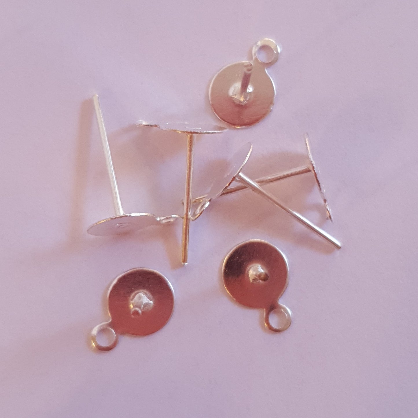 Bases for creating stud earrings