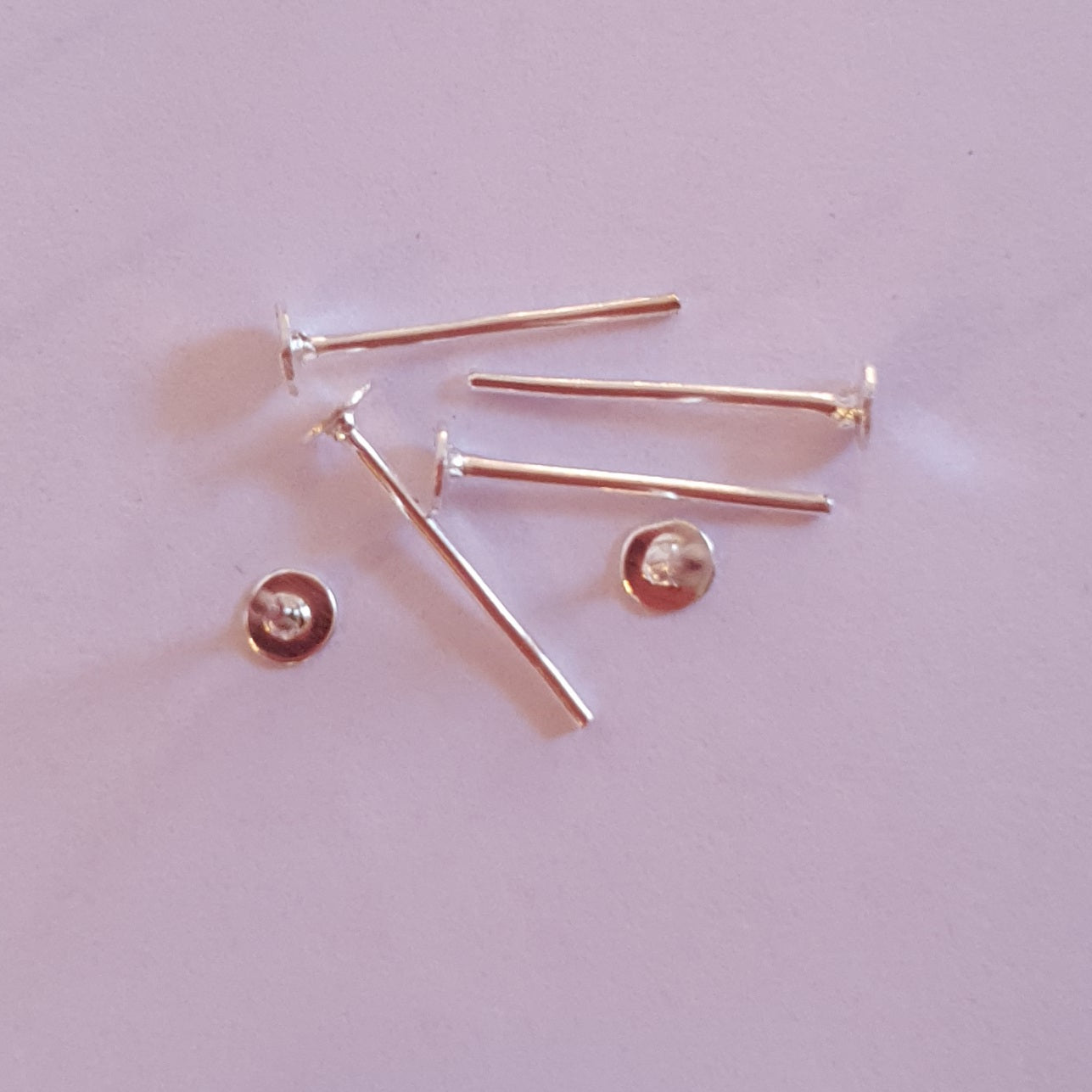 Bases for creating stud earrings