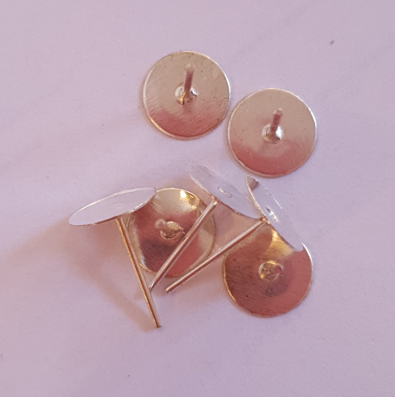 Bases for creating stud earrings