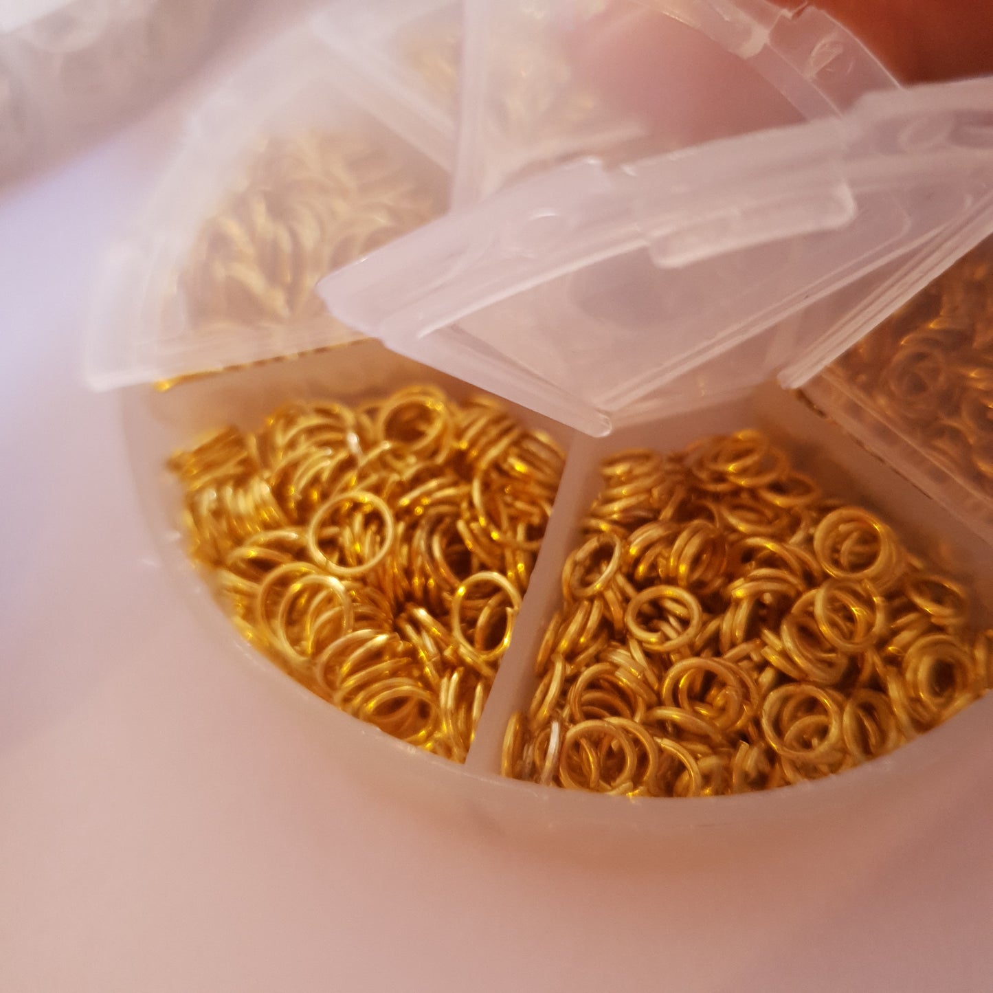 Rings for costume jewelery - 1800 pieces in kit