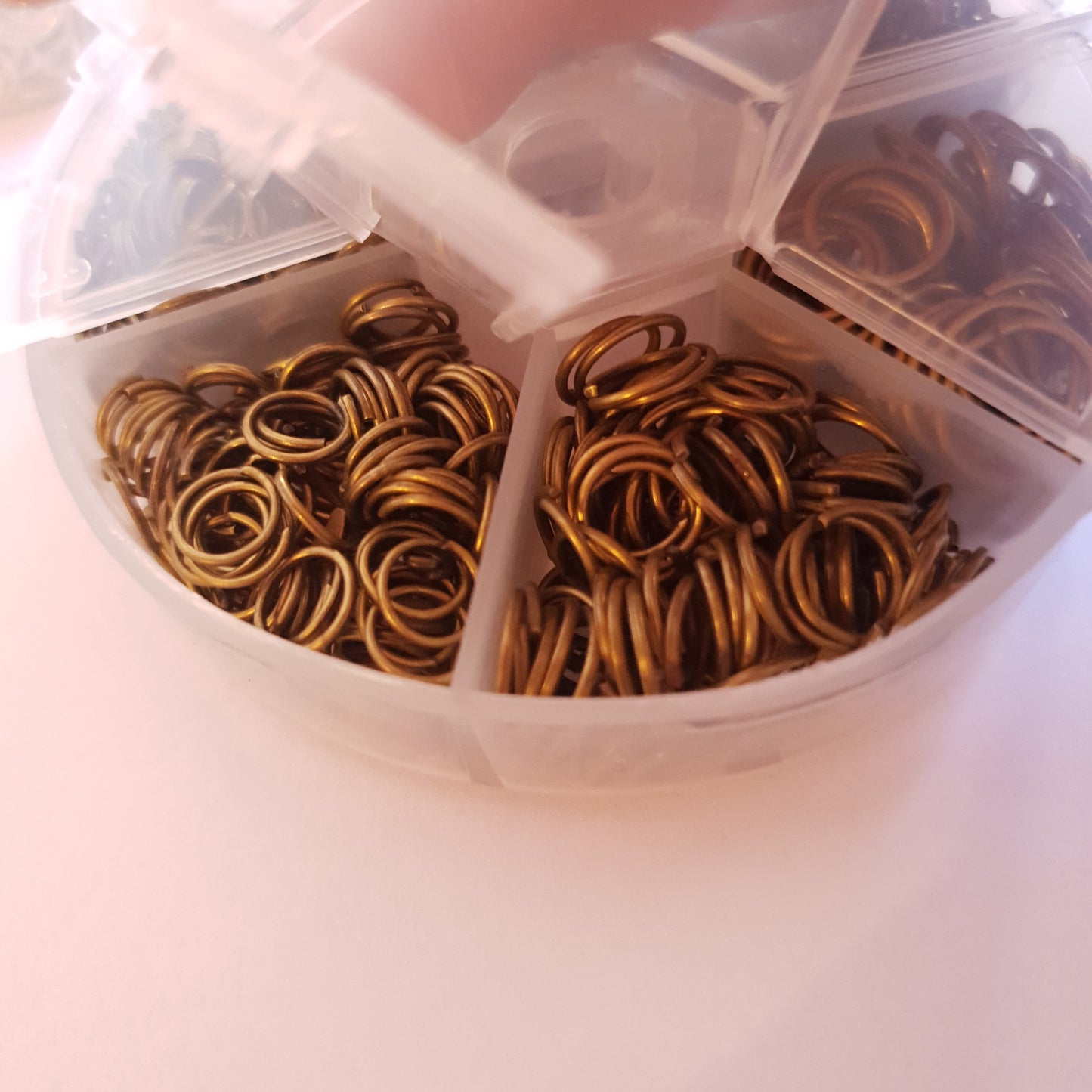Rings for costume jewelery - 1800 pieces in kit