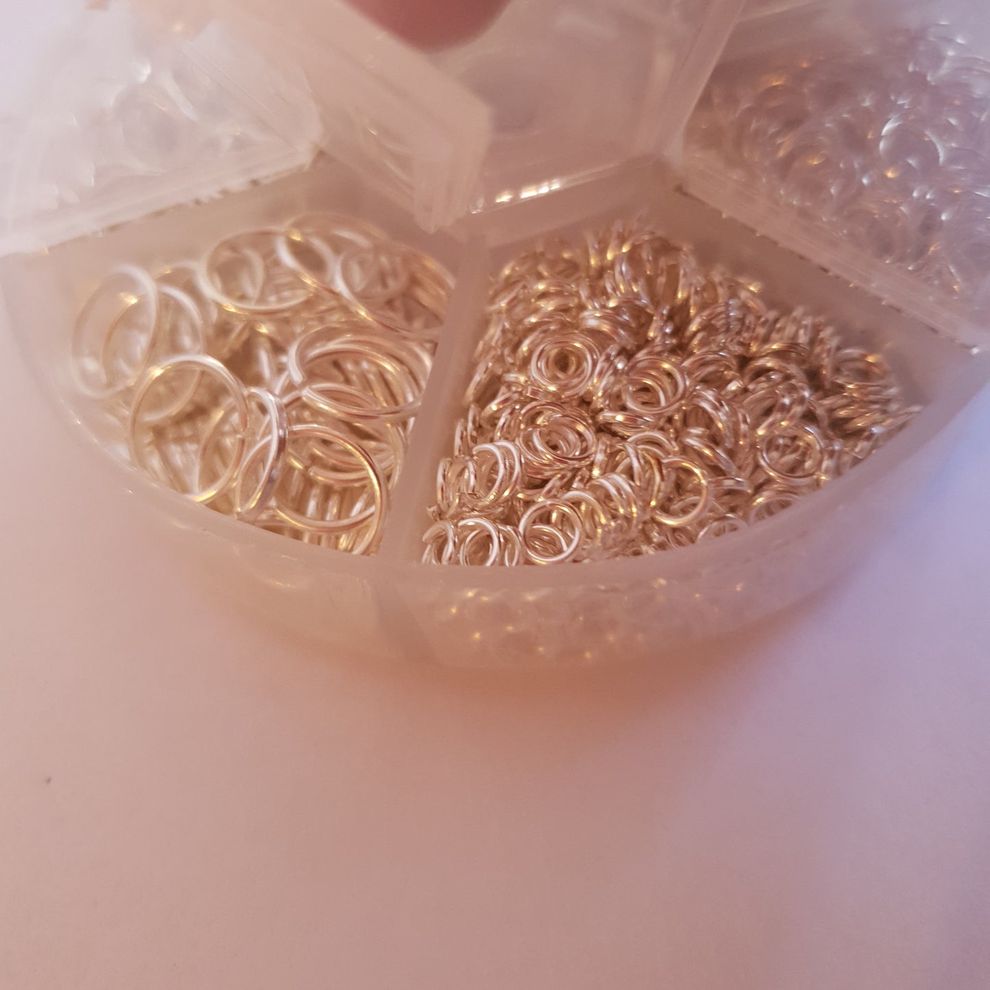 Rings for costume jewelery - 1800 pieces in kit