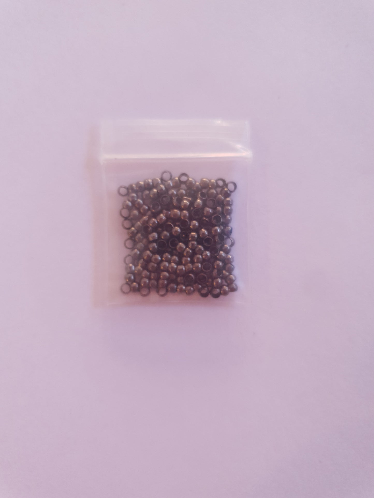 Crimps to create costume jewellery