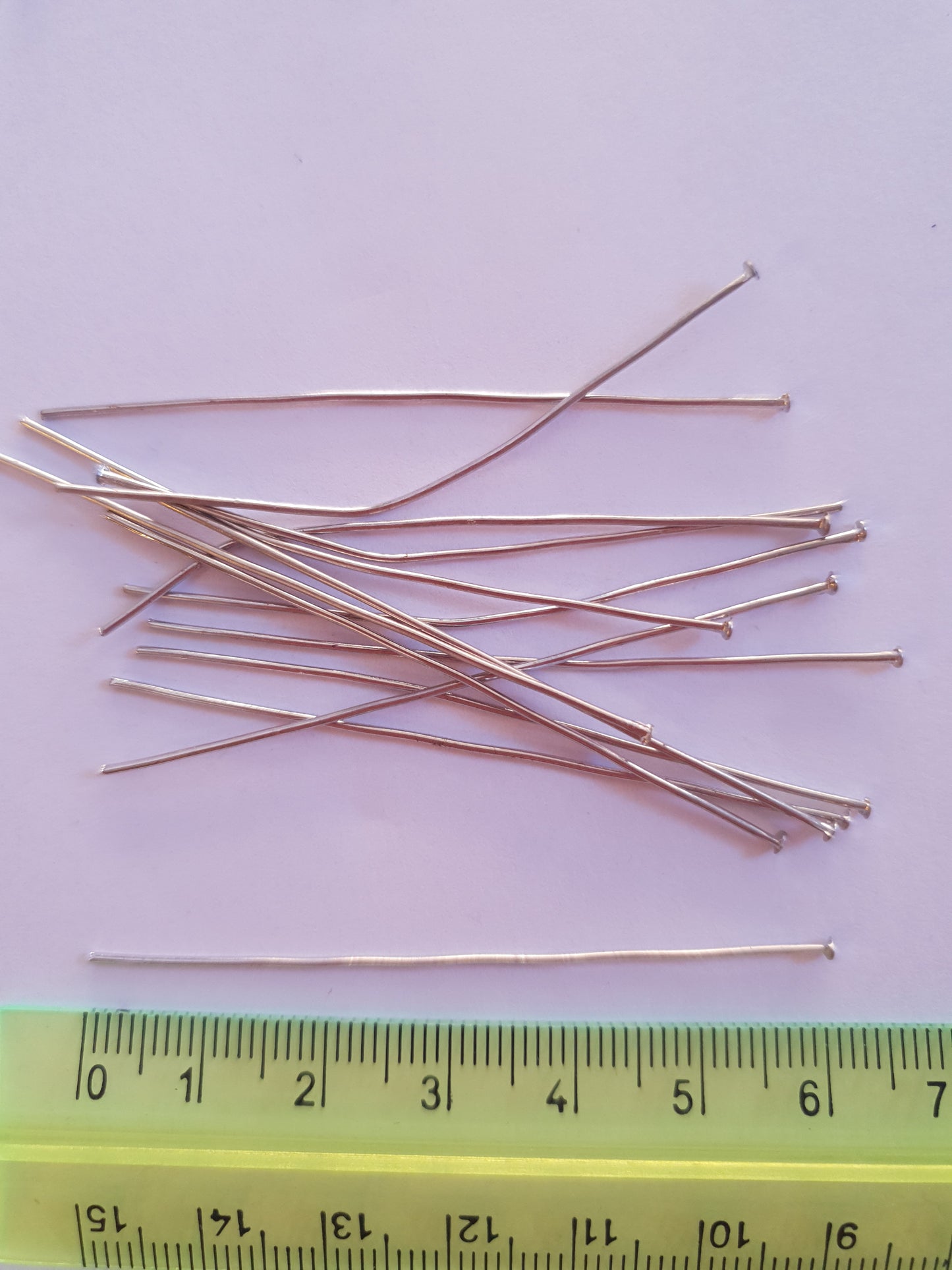 Nails for costume jewellery
