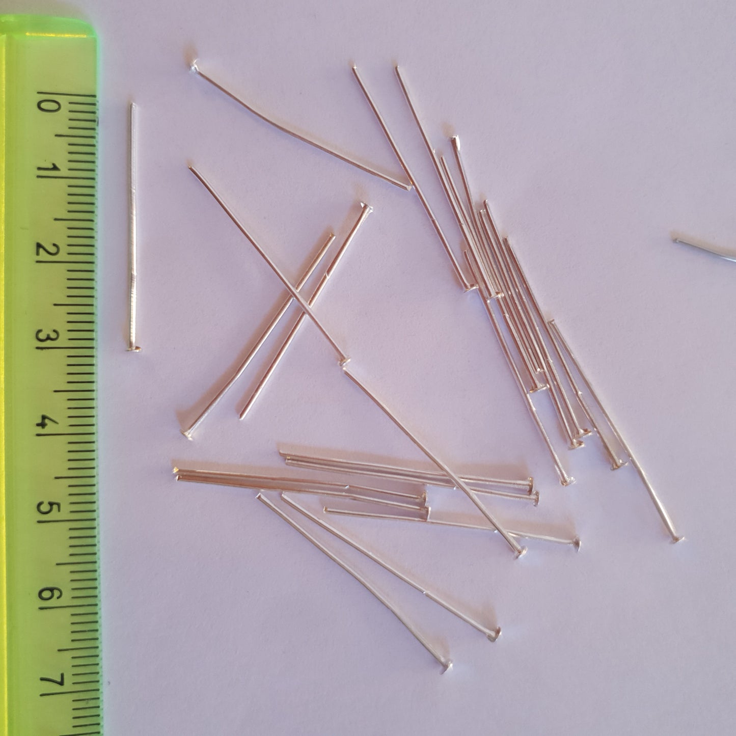 Nails for costume jewellery