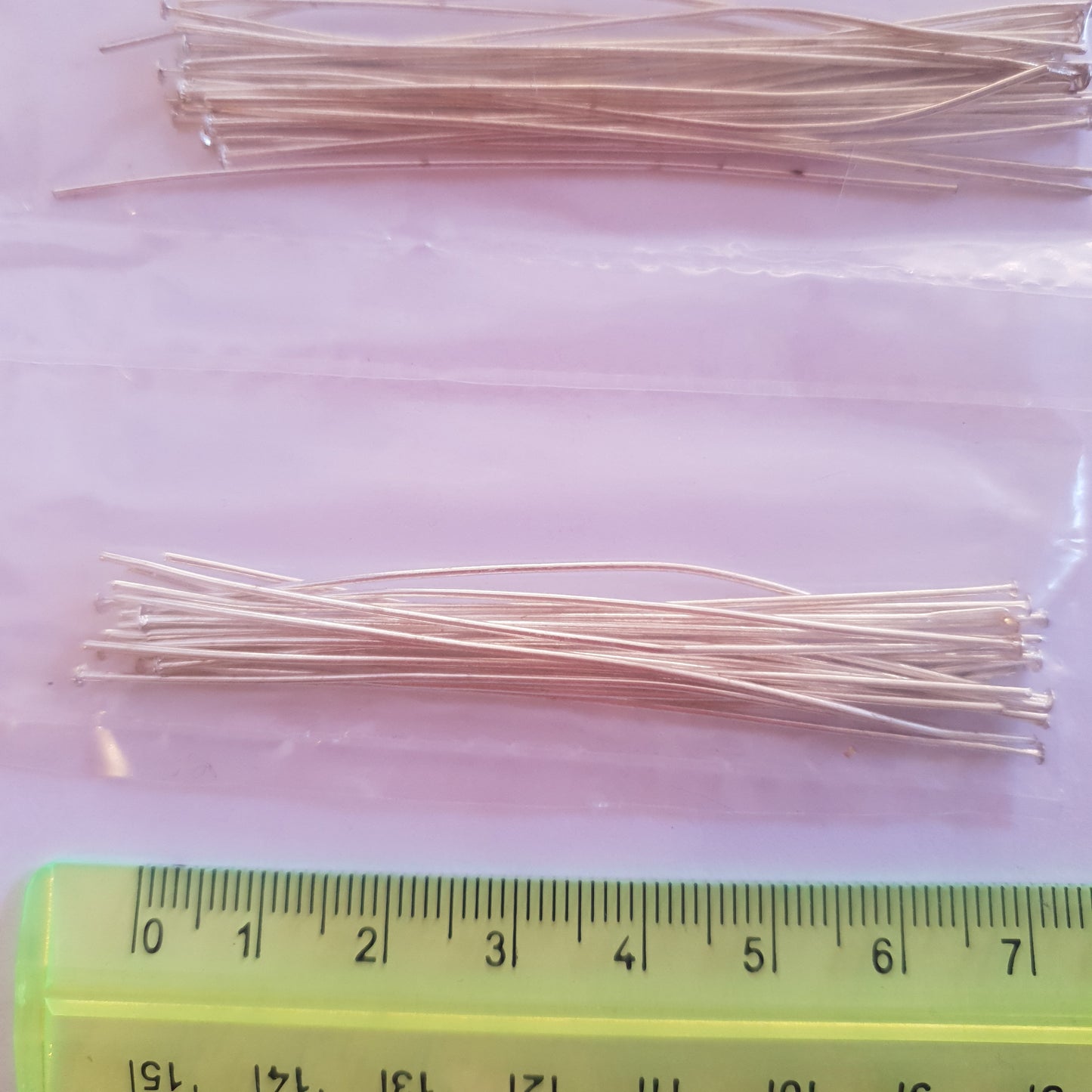 Nails for costume jewellery