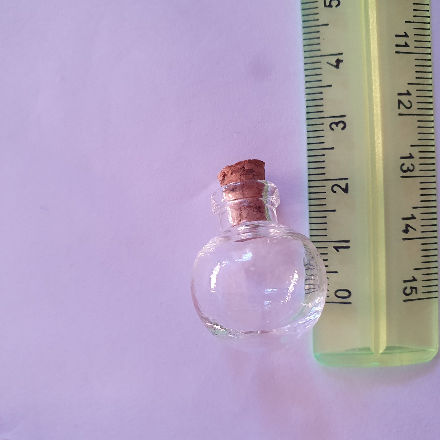 Miniature glass flasks - various shapes