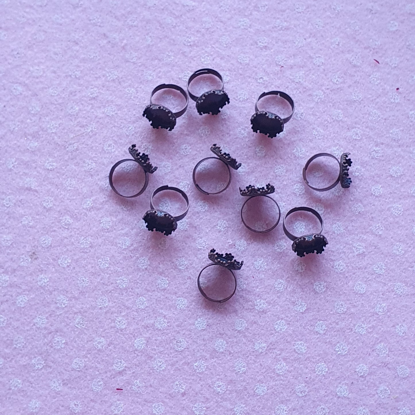 Bases for creating rings - mix 30 pieces