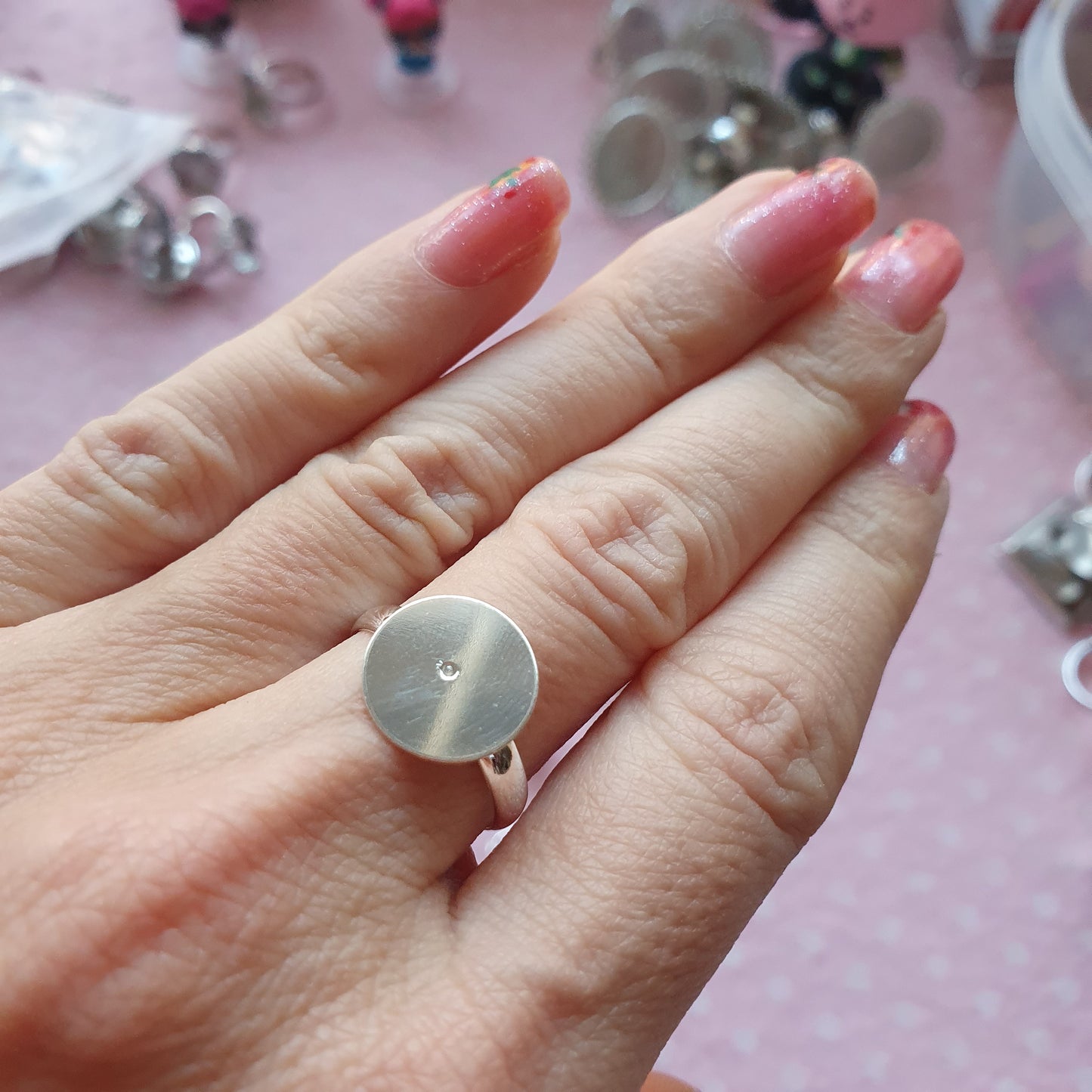 Bases for creating rings - mix 30 pieces