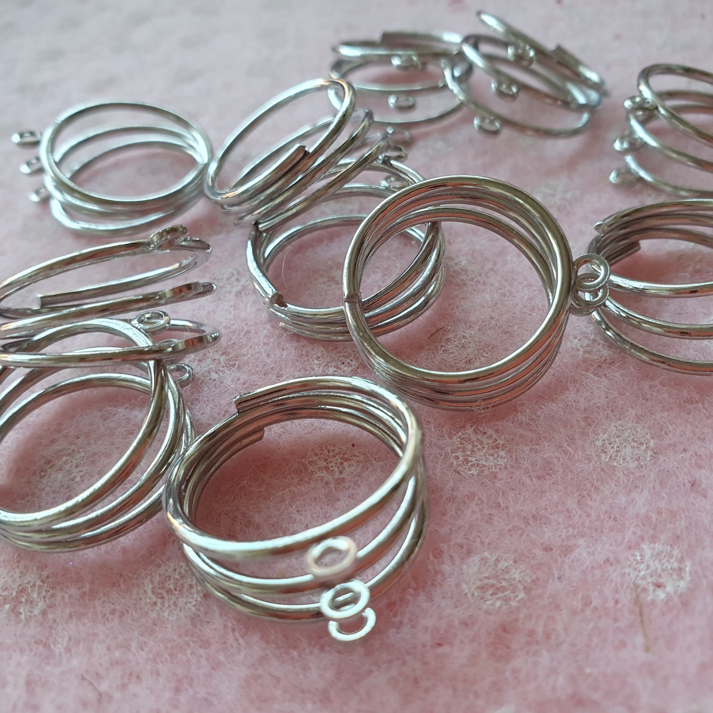 Bases for creating rings - mix 30 pieces