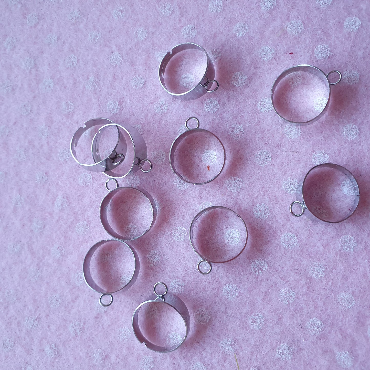 Bases for creating rings - mix 30 pieces