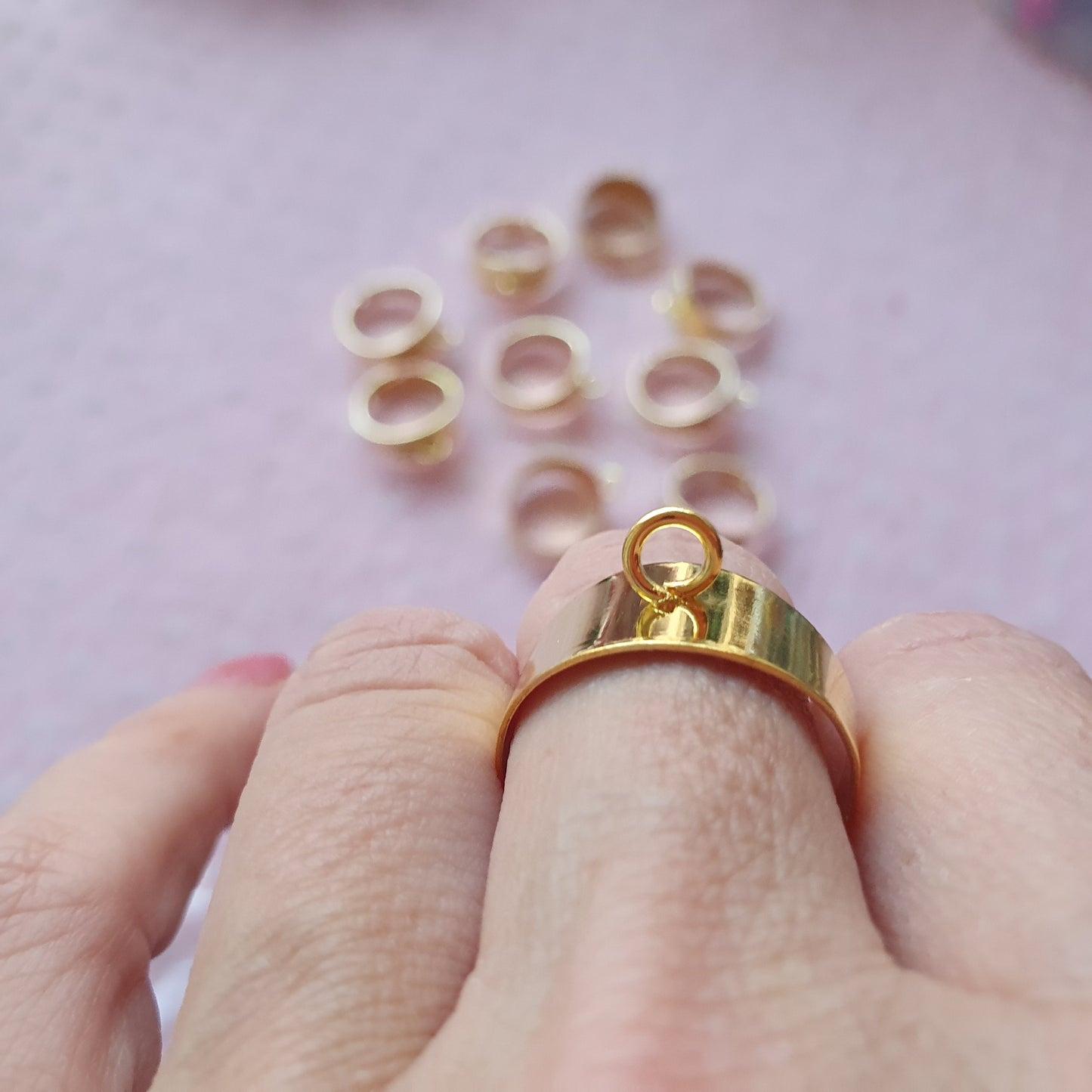 Bases for creating rings - mix 30 pieces