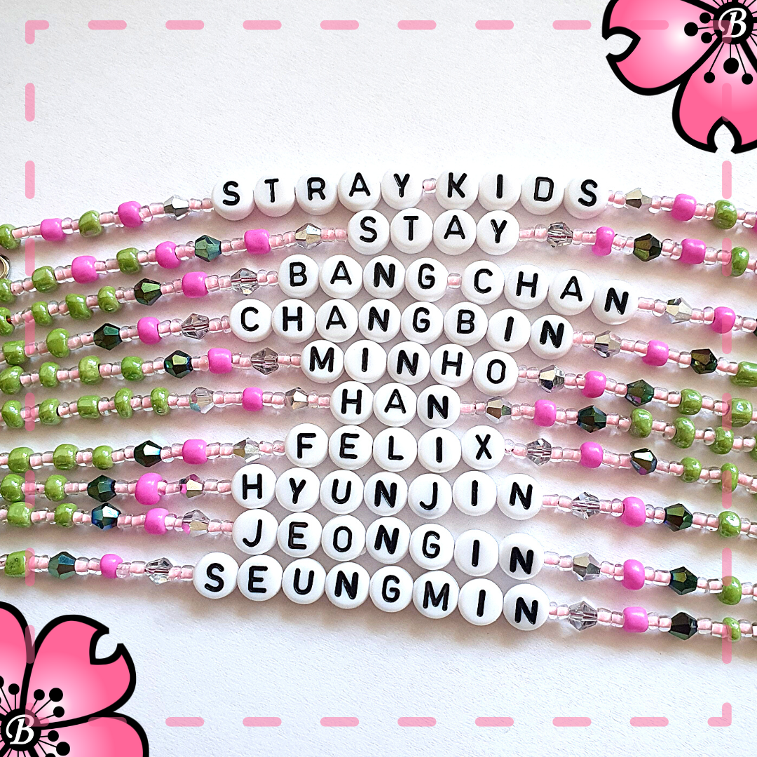 Bracciale Kpop stan - Stray Kids - Scegli il tuo Bias