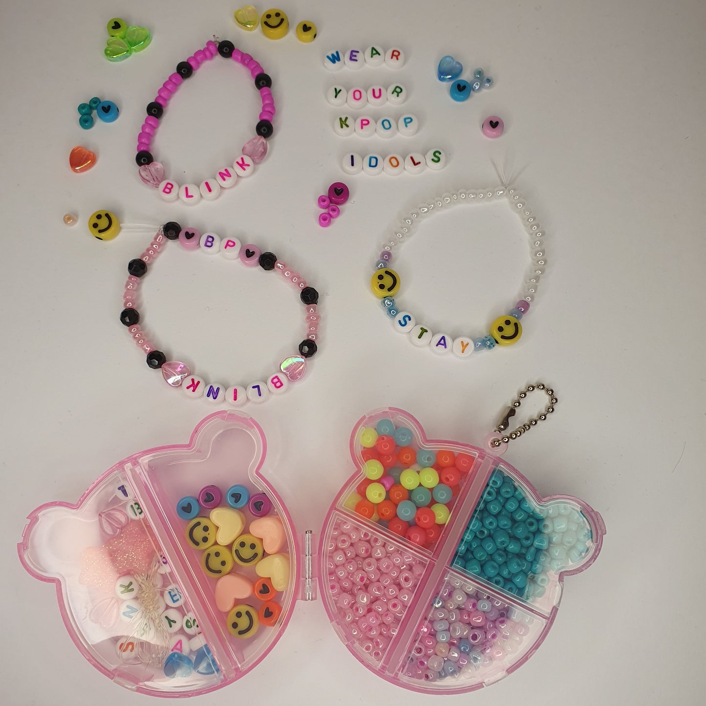 KPOP STAN BEAD KIT: Create your own Korean idol bracelets