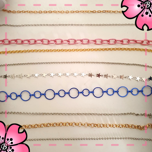 Chain to create costume jewelery - by the meter - thin models
