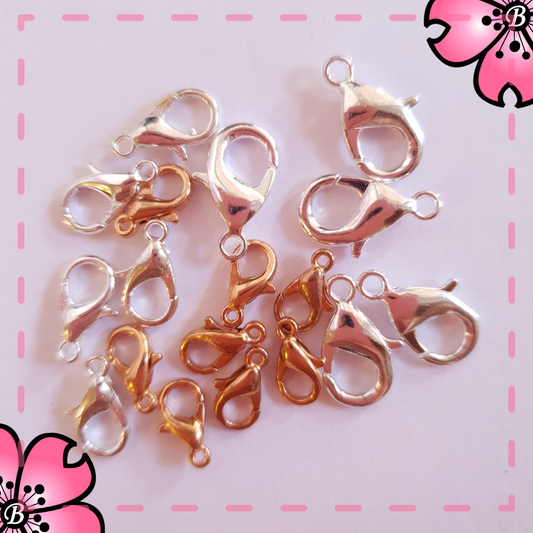 Closures for costume jewellery