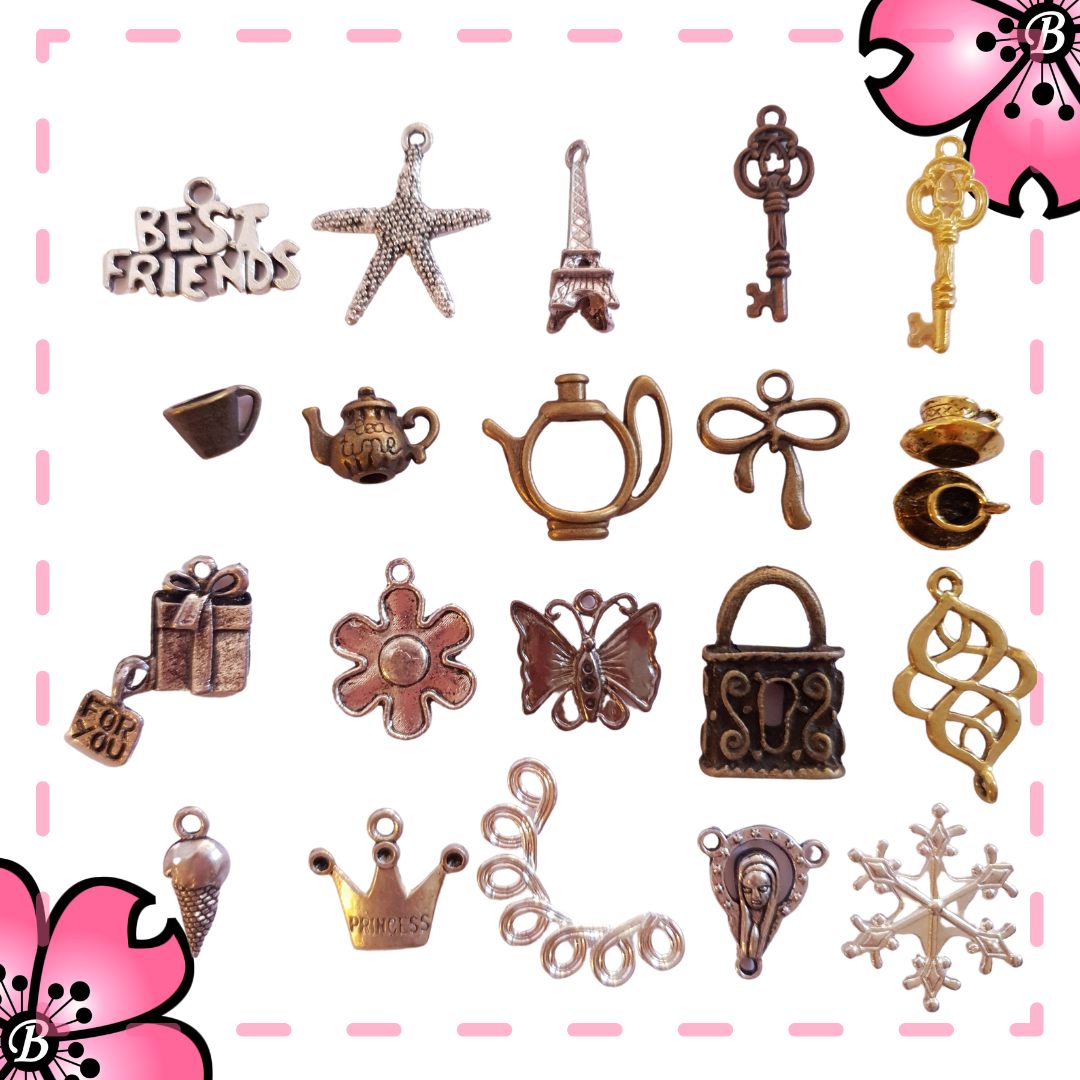 Pendants to create costume jewellery