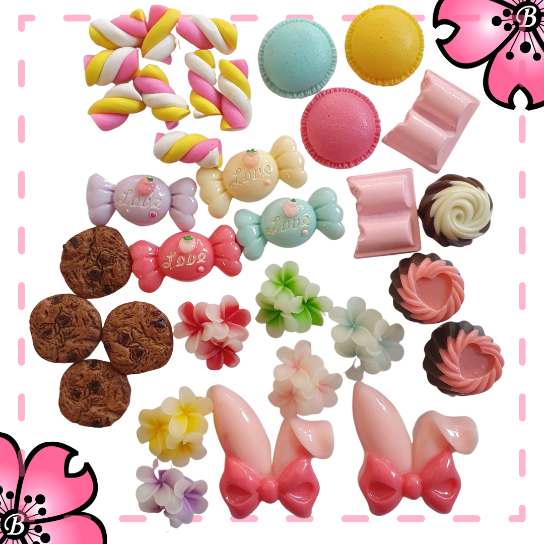 Kawaii resin cabochon - many models