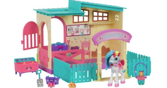 MANEGGIO SHOPKINS Happy Places: complete playset, suitable LOL size - FREE shipping