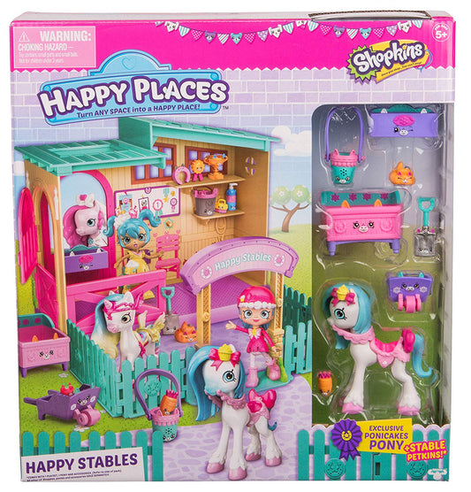 MANEGGIO SHOPKINS Happy Places: complete playset, suitable LOL size - FREE shipping