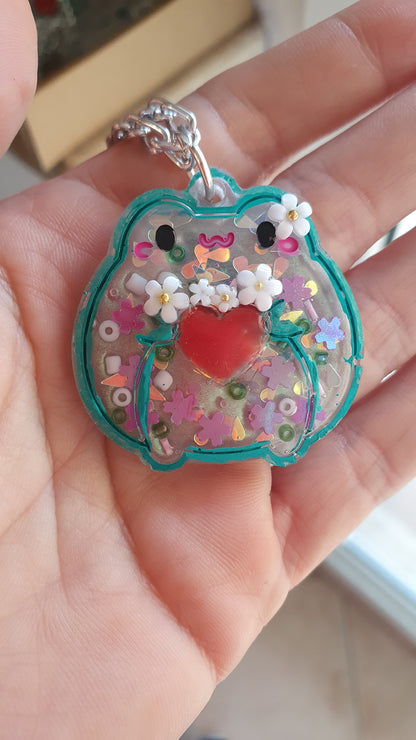 Kawaii Frog Resin Necklace