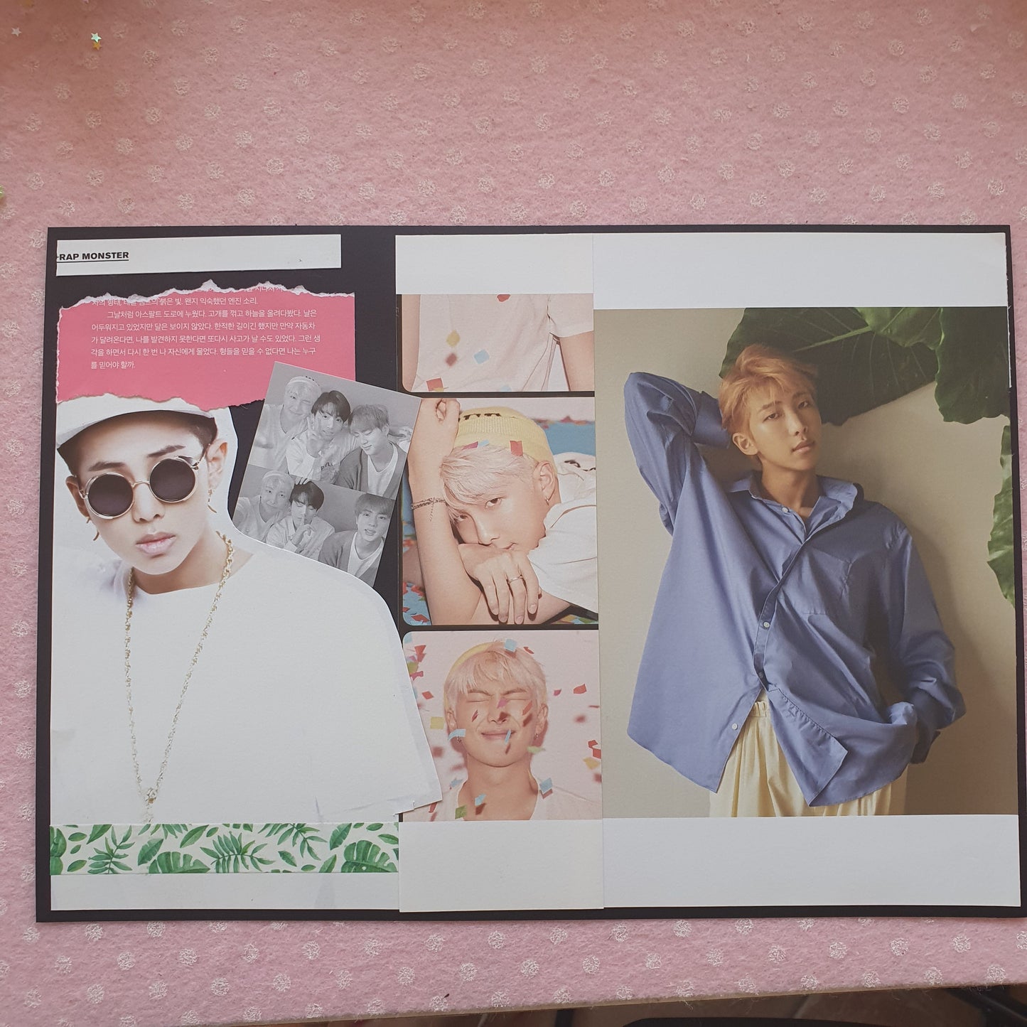 K-uadretti: BTS Scrap-poster kpop realizzati da Photobook Originali, unici, numerati, SCEGLI