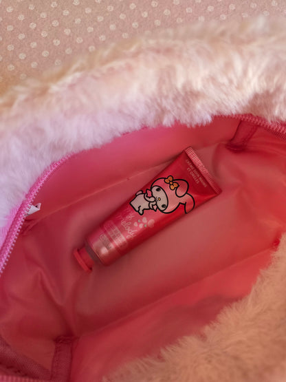 My Melody Pochette in peluche, crema mani e unghie