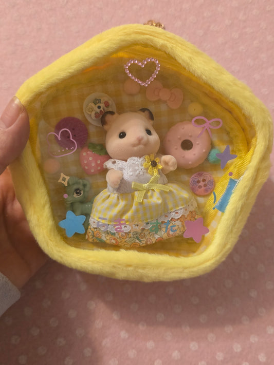 Sylvanian families bag charm criceti nella stella (japan import '25)