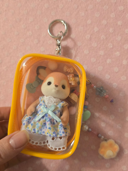 Sylvanian families bag charm cervo