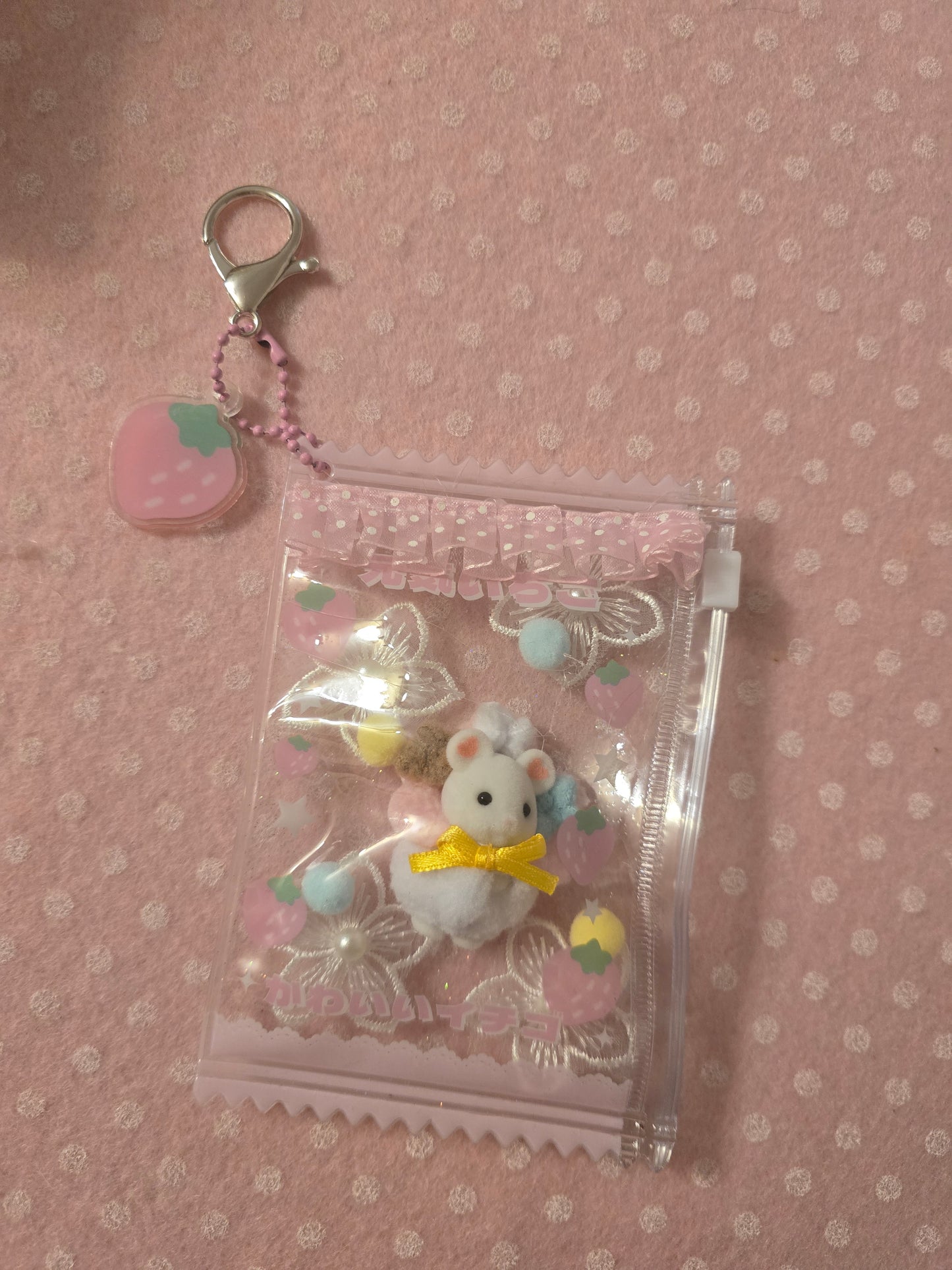 Sylvanian families bag charm trio popcorn baby (japan import '25) topino