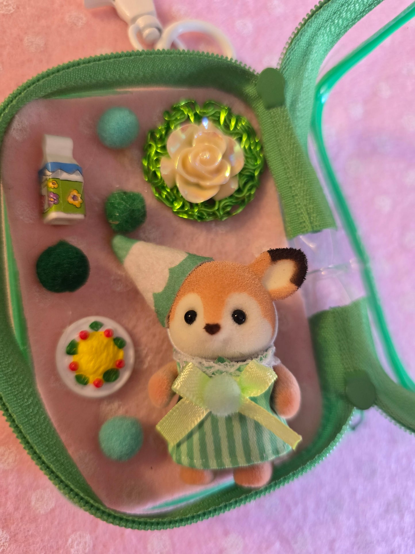 Sylvanian families bag charm baby party (japan import '25) verde