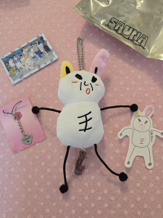 Skz Sauna bundle Lee Know: peluche +pc + charm