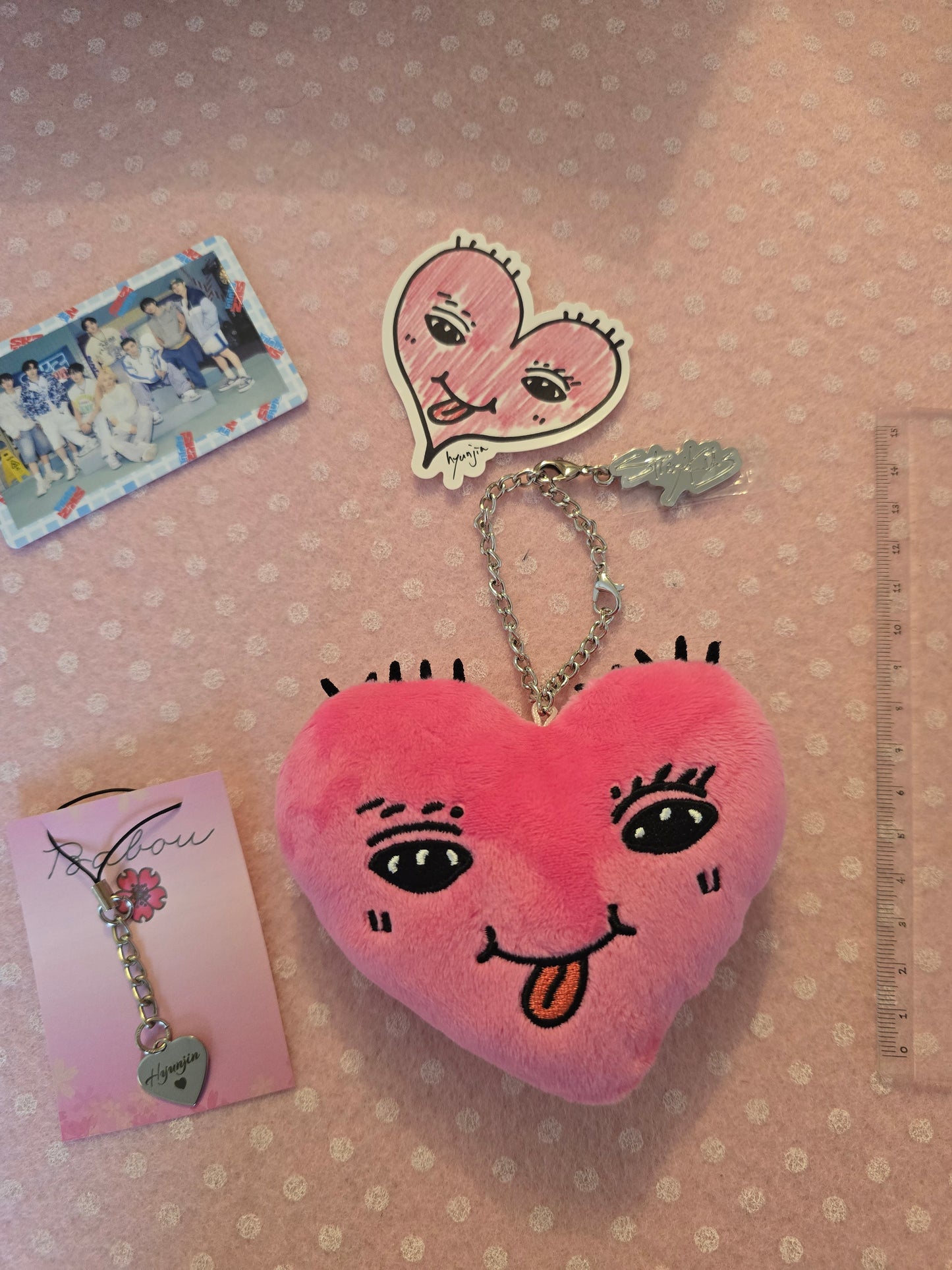 Skz Sauna bundle Hyunjin: peluche +pc + charm