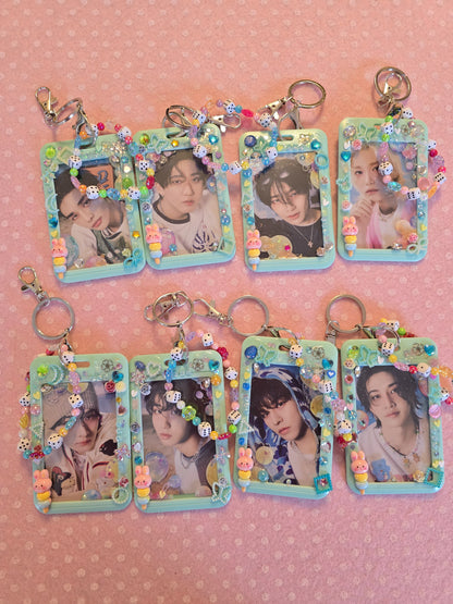 Card Holder Stray Kids con Photocard ufficiale Dominate Celebrate pop up store