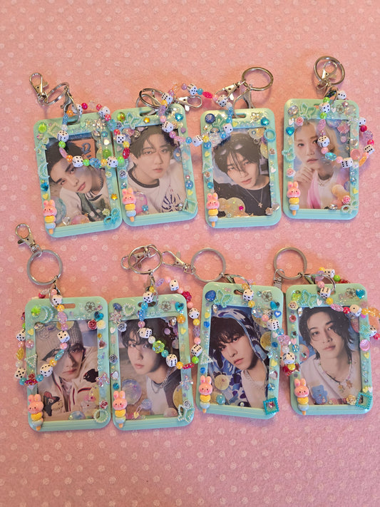 Card Holder Stray Kids con Photocard ufficiale Dominate Celebrate pop up store