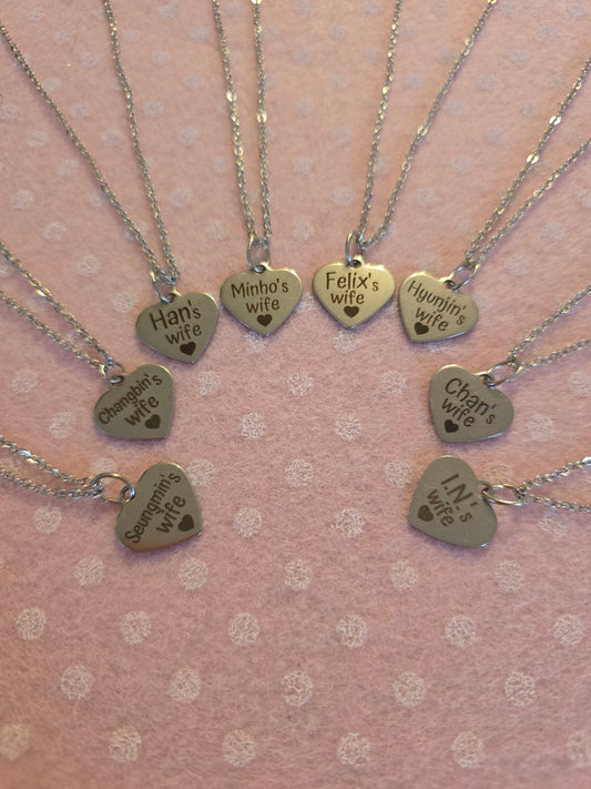 Collana "scegli tuo marito" Stray Kids inspired