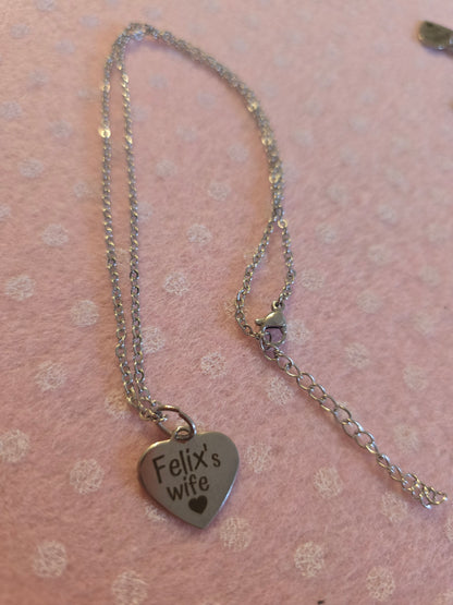 Collana "scegli tuo marito" Stray Kids inspired