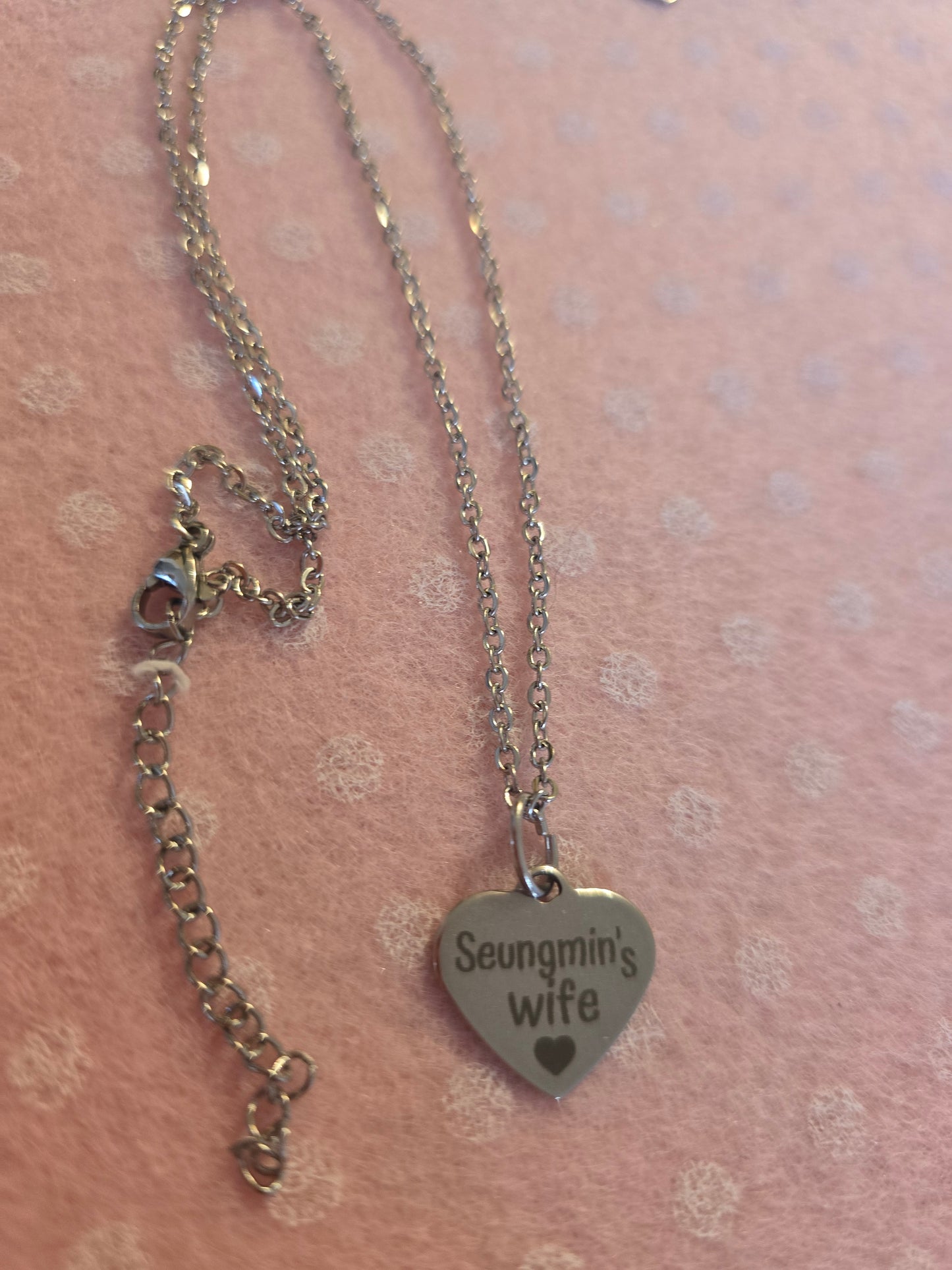 Collana "scegli tuo marito" Stray Kids inspired