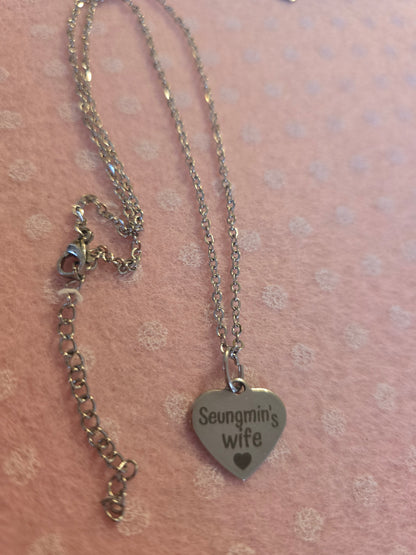 Collana "scegli tuo marito" Stray Kids inspired