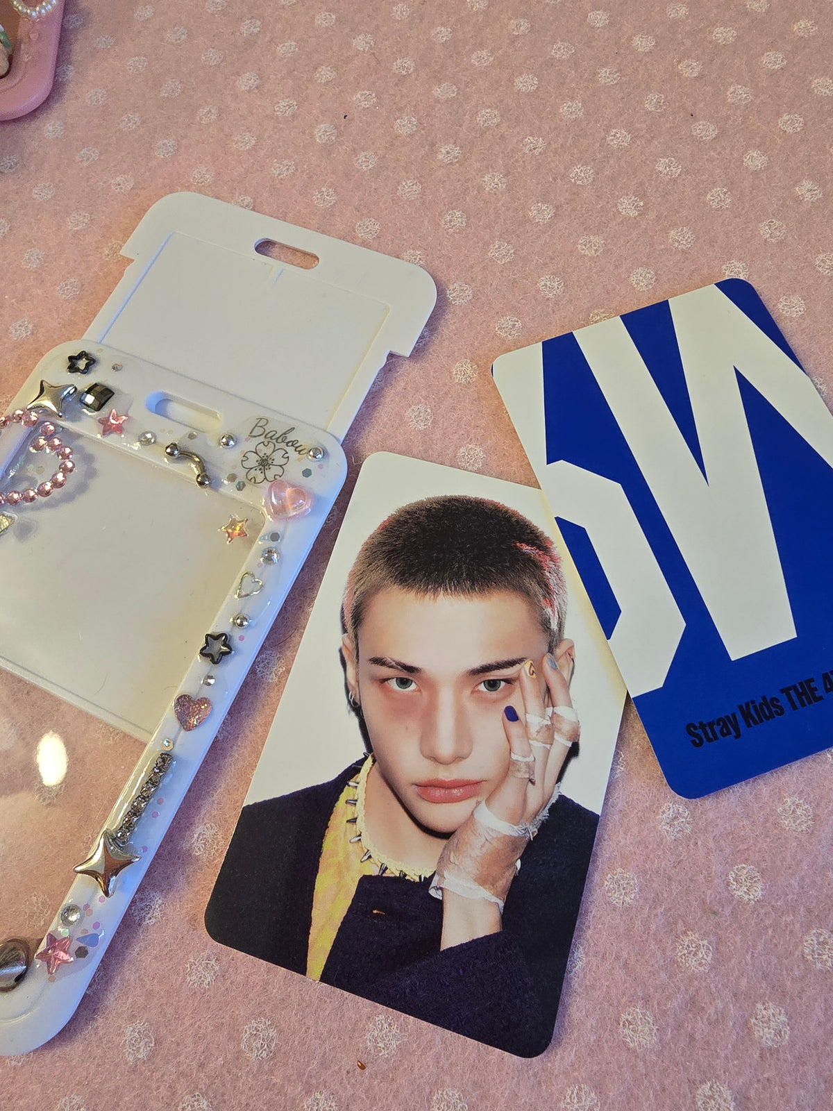 Card Holder con Photocard Ufficiale Stray Kids Karma (scegli)
