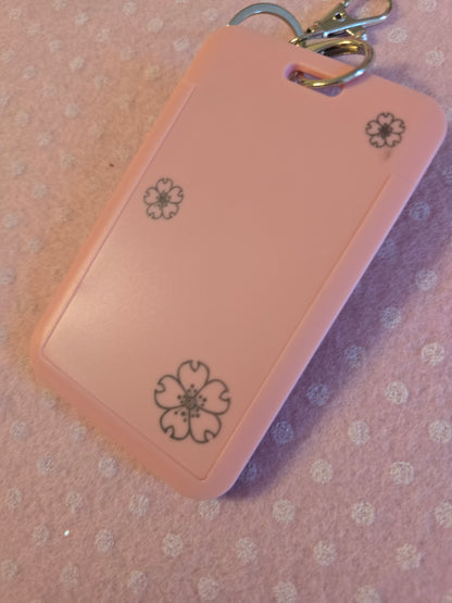 Card Holder Rosa "Cute" per Photocard kpop e badge