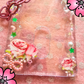 Binder Card holder per Badge e photocard kpop Rosa Fiori