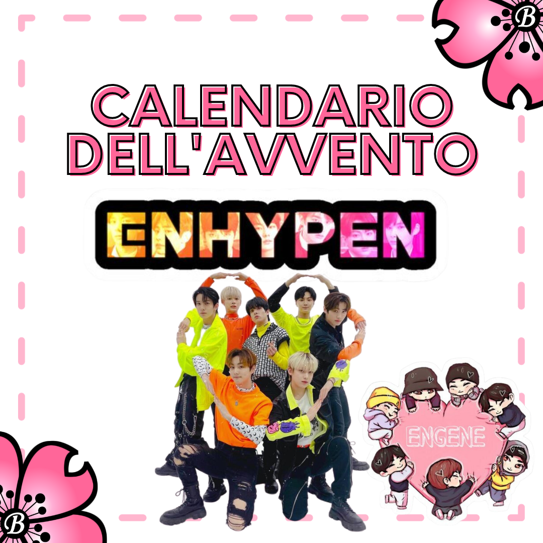Calendario dell'Avvento Kpop - ENHYPEN con 24 sorprese *NEW RESTOCK*